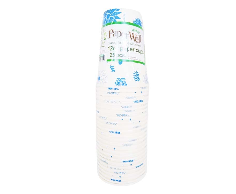 Welup Paper Well 12oz Paper Cups 25 Pieces