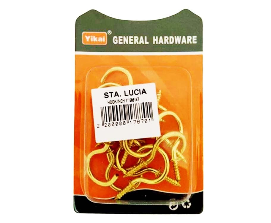 Yikai General Hardware Hook Inch 1"