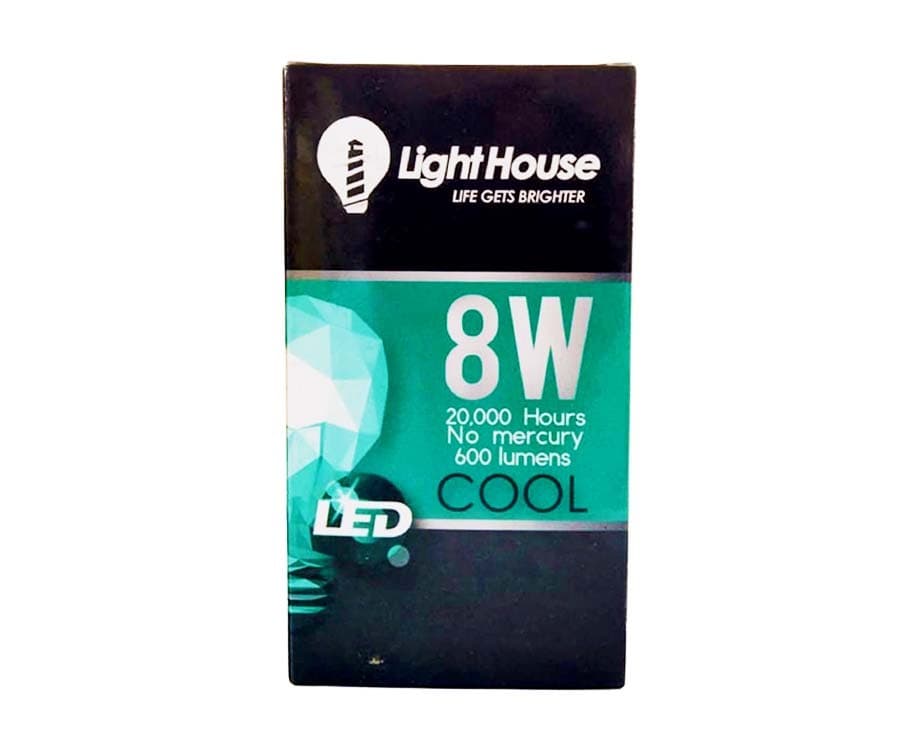 Light House Life Gets Brighter 8W Cool LED