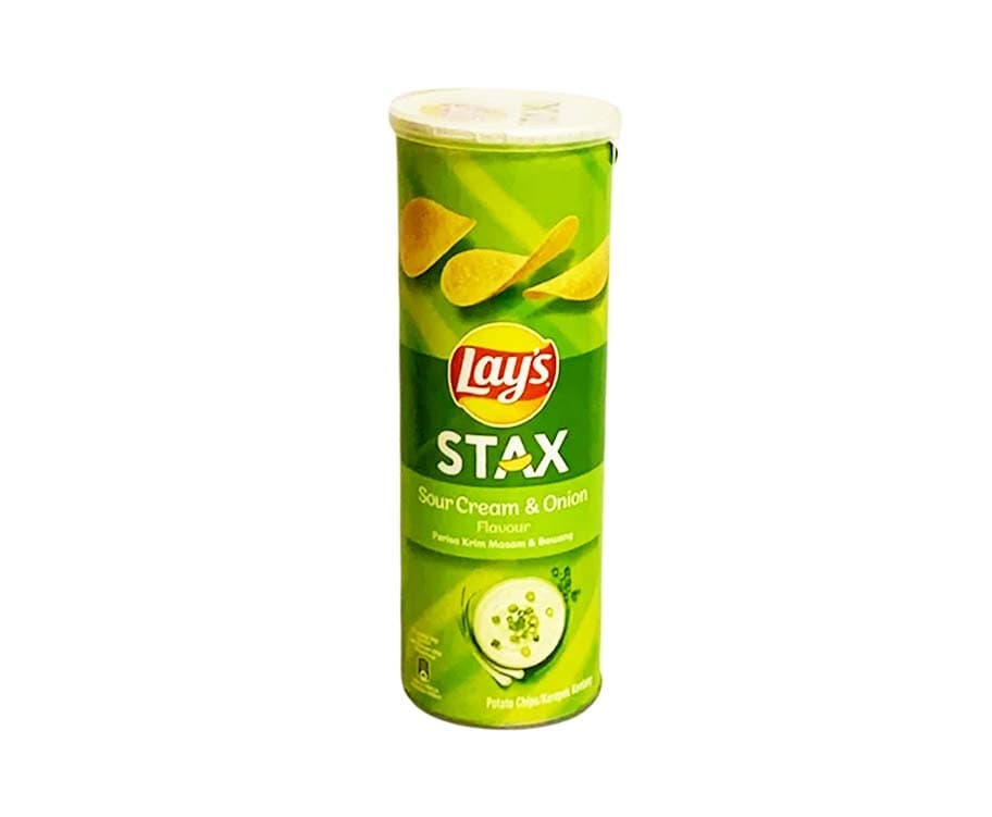 Lay’s Stax Potato Chips Sour Cream & Onion Flavour 105g