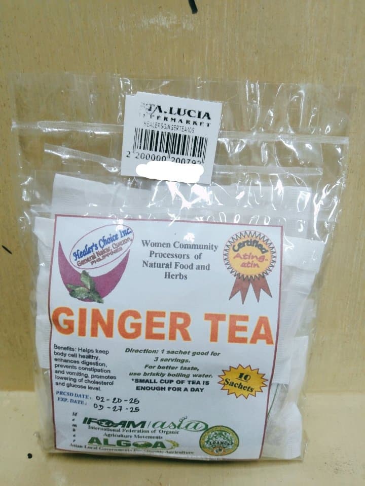 Healer's Choice Ginger Tea 10 Sachet
