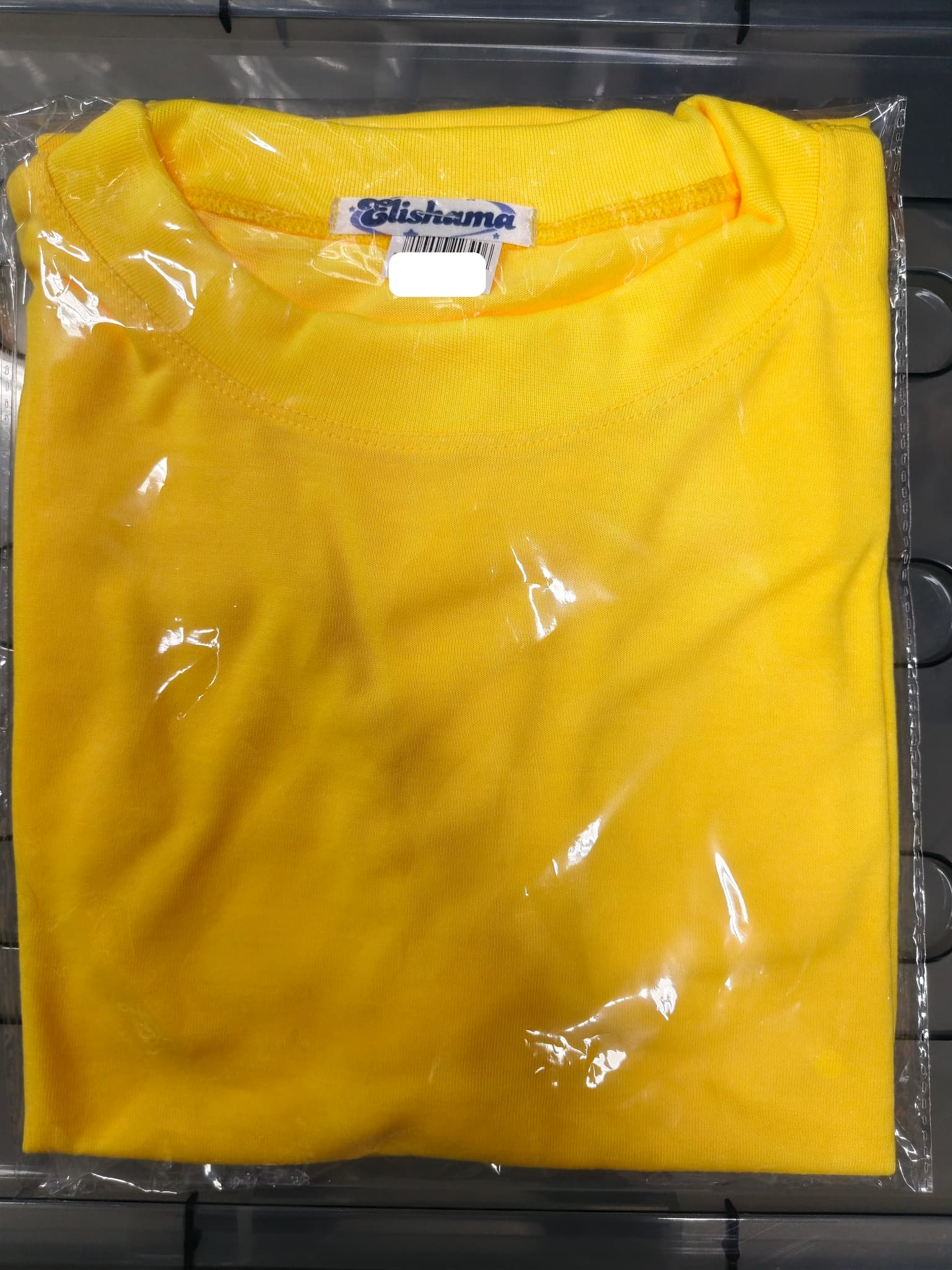 Elishama Cotton Yellow Tshirt Large