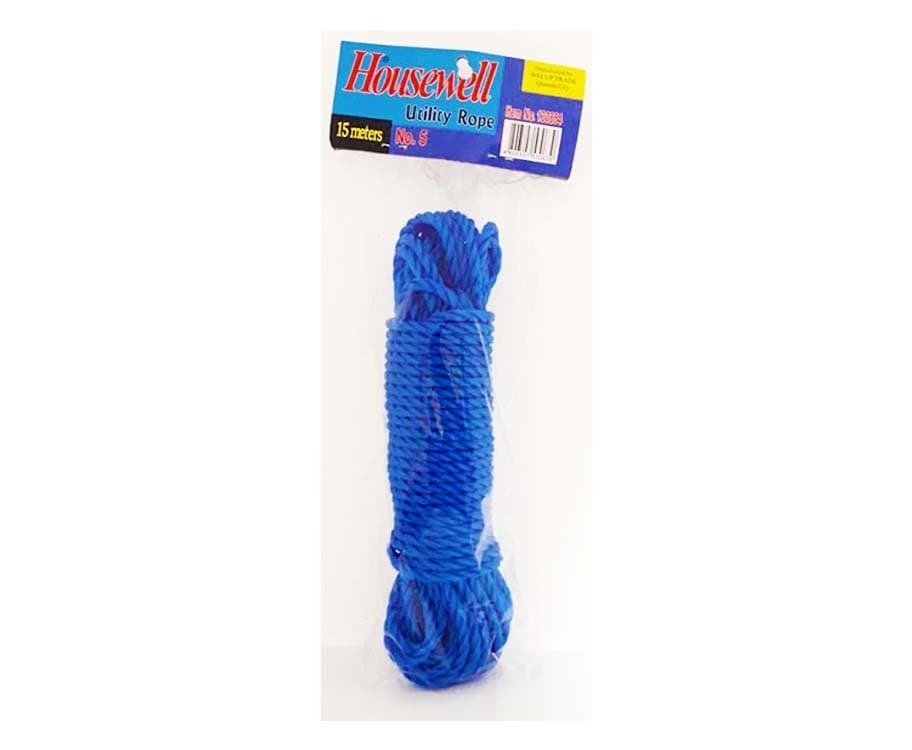 Housewell Utility Rope 15meters Blue
