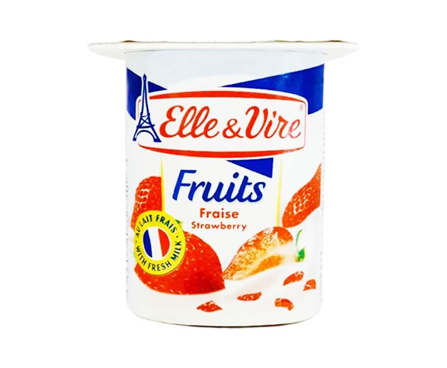 Elle & Vire Fruits Fraise Strawberry 125g