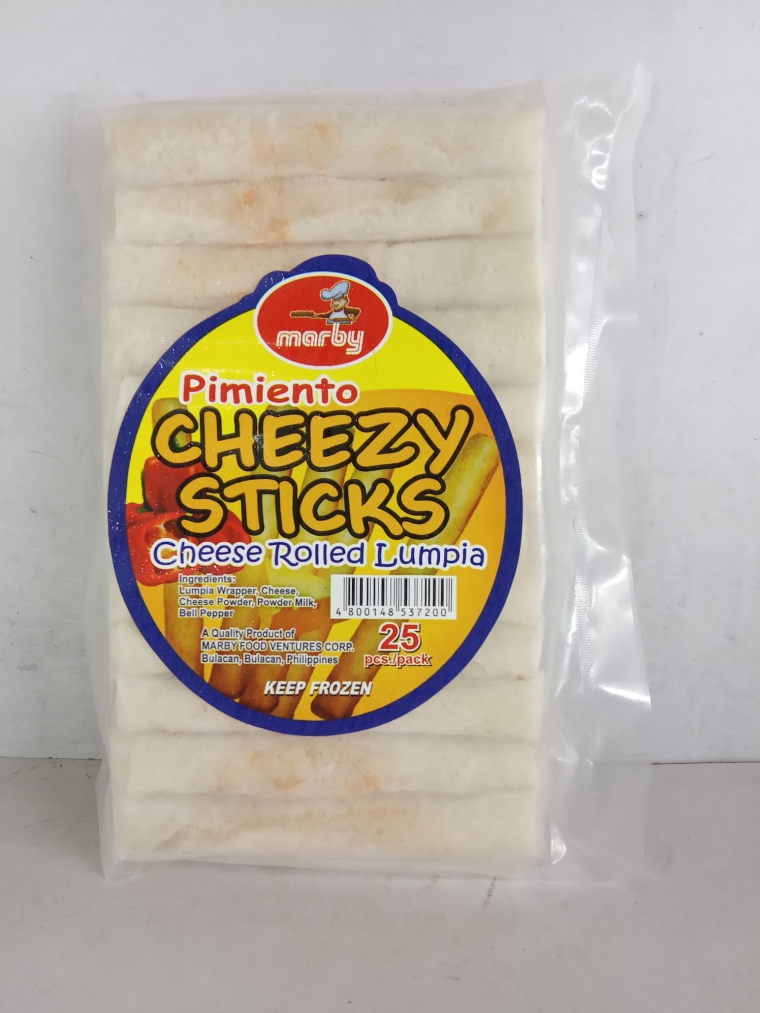 Marby Food Cheesy Pimiento Stick 25s