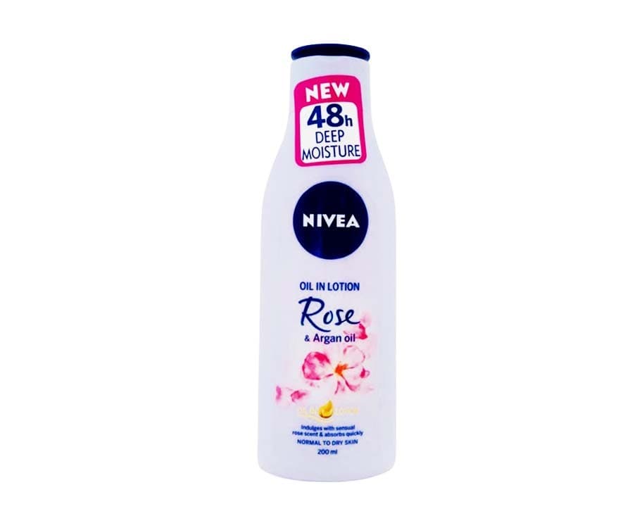Nivea Rose & Argan Oil in Lotion 200mL