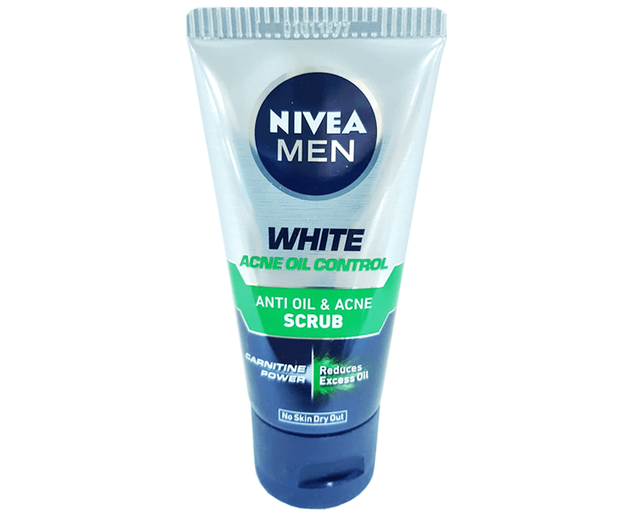 Nivea Men White Acne Oil Control Anti Oil & Acne Scrub 50g