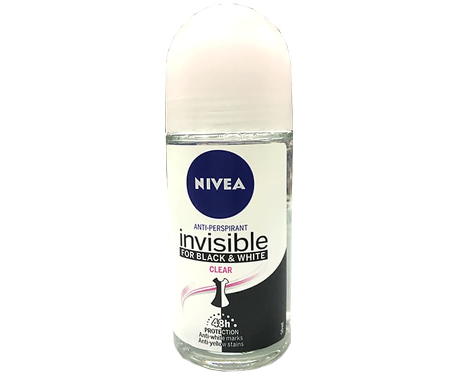 Nivea Invisible For Black & White Clear Anti-Perspirant 50mL