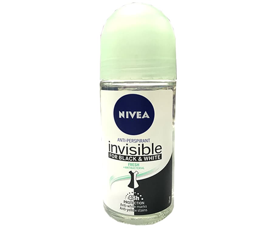 Nivea Invisible For Black & White Fresh + Antibacterial Anti-Perspirant 50mL