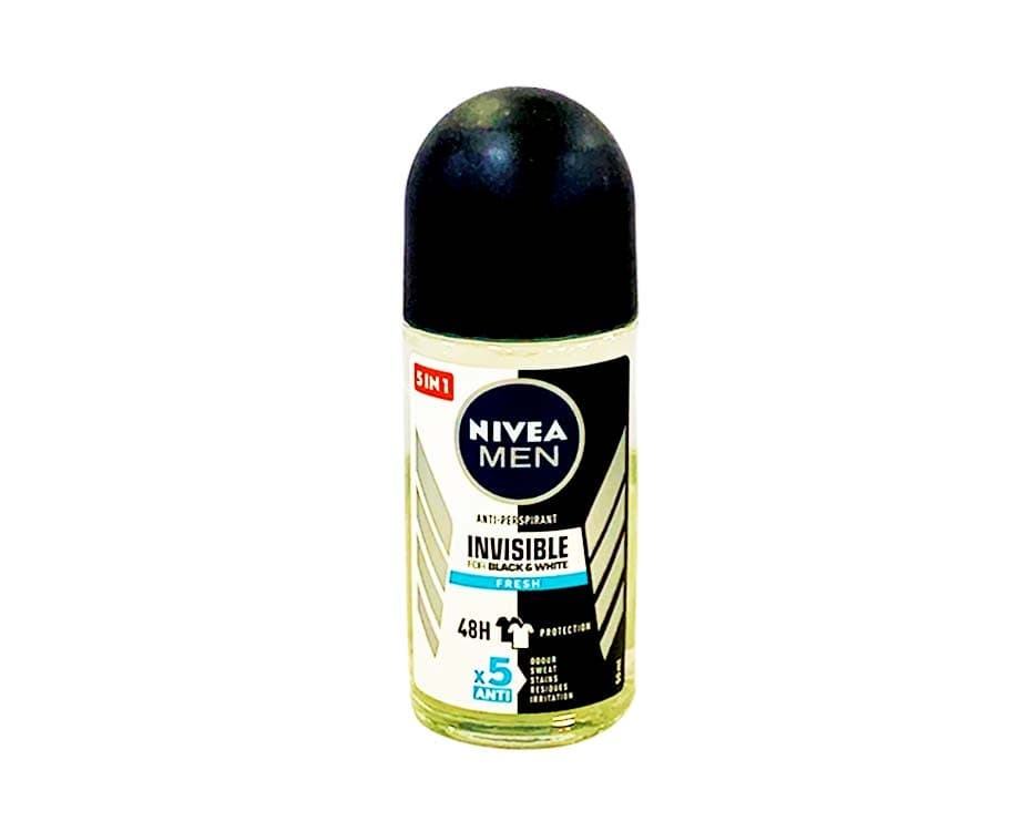 Nivea Men Anti-Perspirant Invisible For Black & White Fresh 50mL