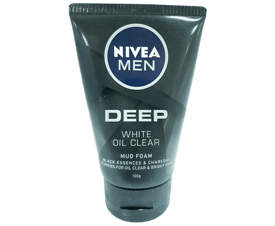 Nivea Men Deep White Oil Clear Mud Foam 100g