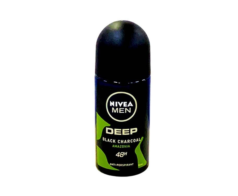 Nivea Men Deep Black Charcoal Amazonia 48H Anti-Perspirant 50mL
