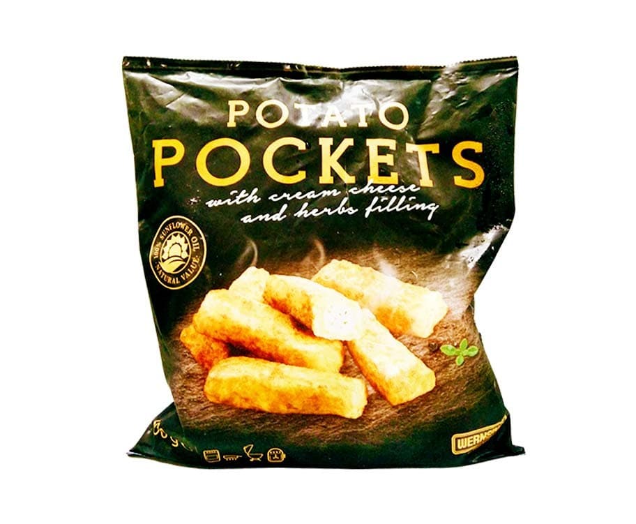 Wernsing Potato Pockets with Cream Cheese and Herbs Filling 600g