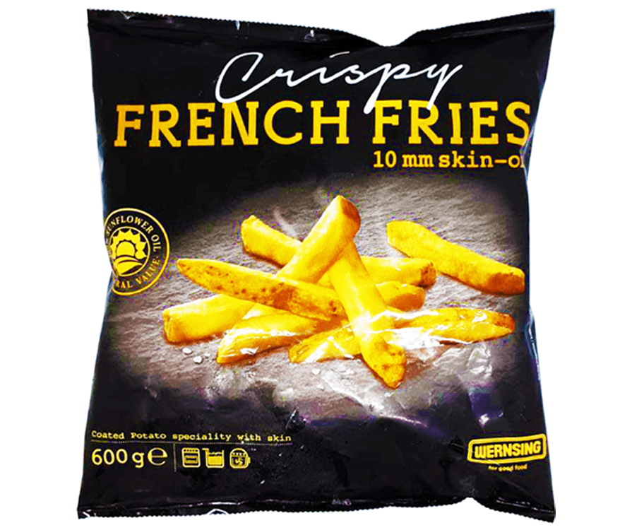 Wernsing Crispy French Fries 10mm Skin-On 600g
