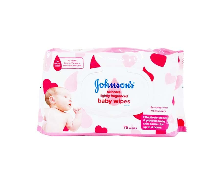 Johnson's Skincare Lightly Fragranced Baby Wipes 75 Wipes