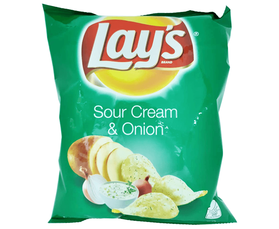 Lay's Sour Cream & Onion Potato Chips 50g