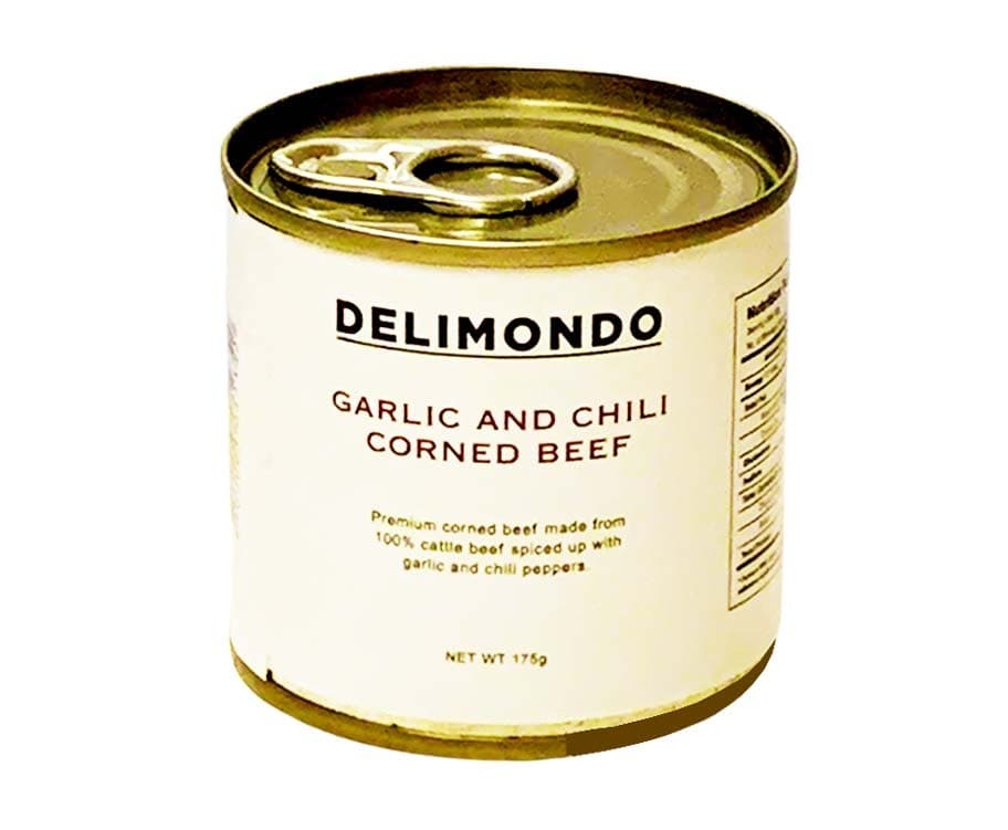 Delimondo Garlic & Chili Corned Beef 175g