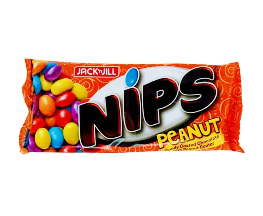 Jack 'n Jill Nips Peanut Candy Coated Chocolate with Peanut Center 43g