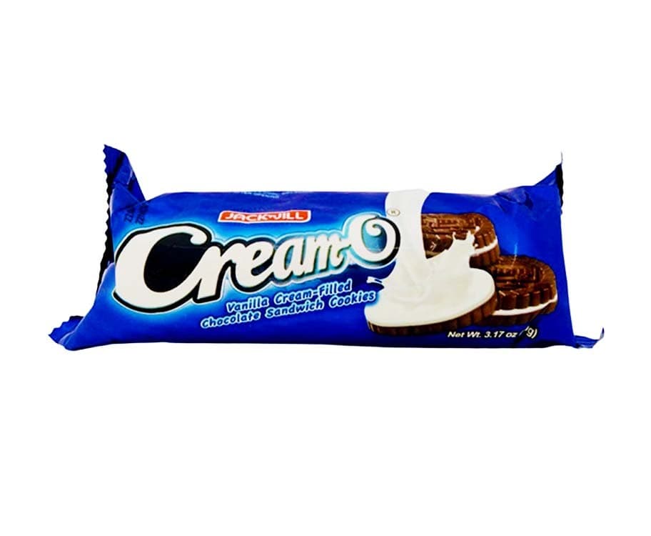 Jack 'n Jill Cream-O Vanilla Cream-Filled Chocolate Sandwich Cookies 90g