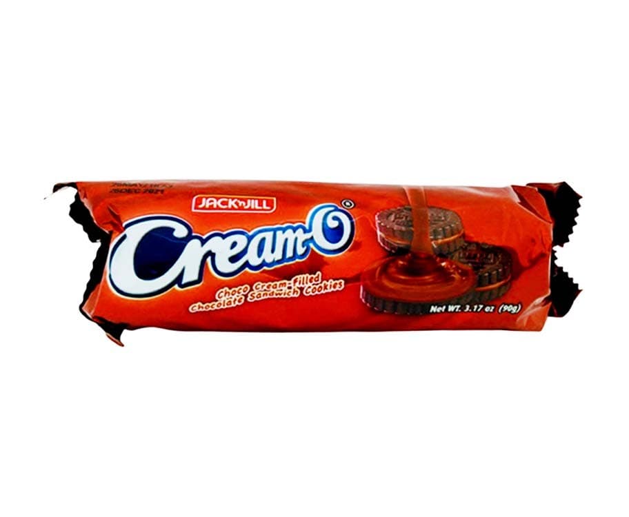 Jack 'n Jill Cream-O Choco Cream-Filled Chocolate Sandwich Cookies 90g