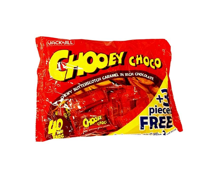 Jack 'n Jill Chooey Choco Chewy Butterscotch Caramel in Rich Chocolate (40+3 Mini Bars) 236.5g