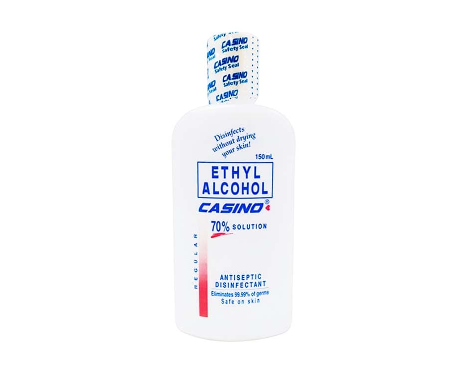 Casino Ethyl Alcohol 70% Solution Antiseptic Disinfectant 150mL