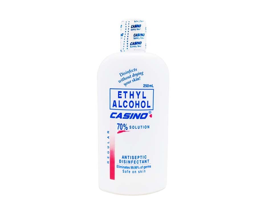 Casino Ethyl Alcohol 70% Solution Antiseptic Disinfectant 250mL