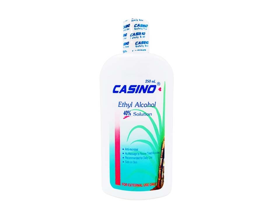 Casino Ethyl Alcohol 40% Solution 250mL
