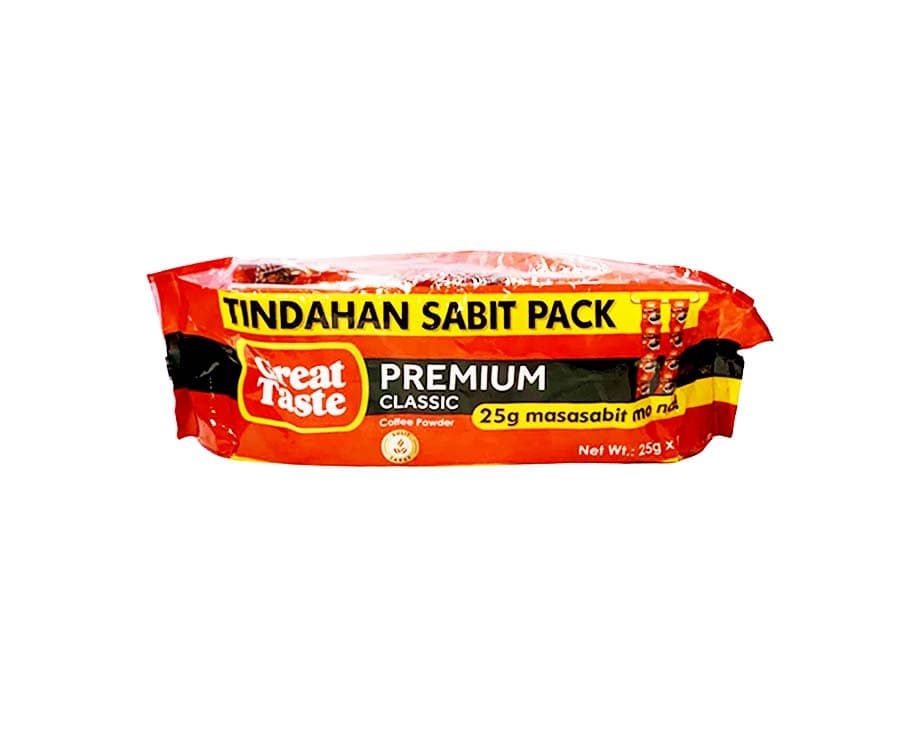 Great Taste Premium Classic Coffee Powder Tindahan Sabit Pack (8 Sachets x 25g)