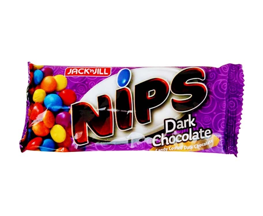 Jack 'n Jill Nips Dark Chocolate Coated Candy 40g