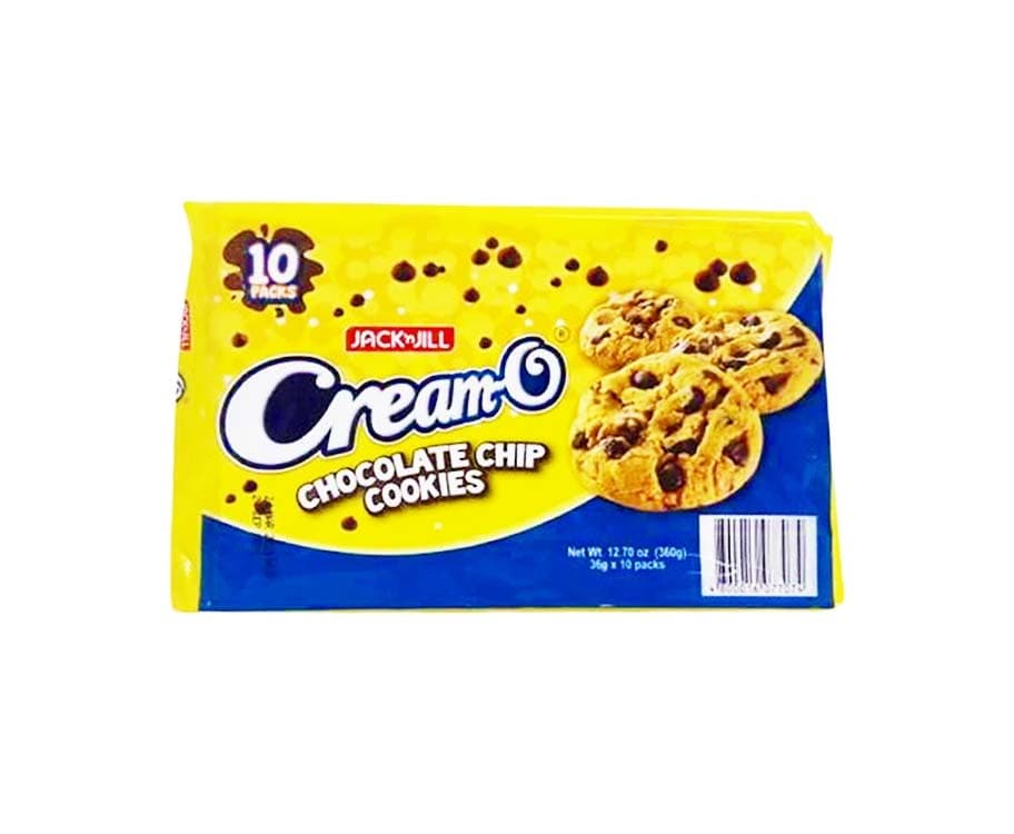 Jack 'n Jill Cream-O Chocolate Chip Cookies (10 Packs x 36g) 360g