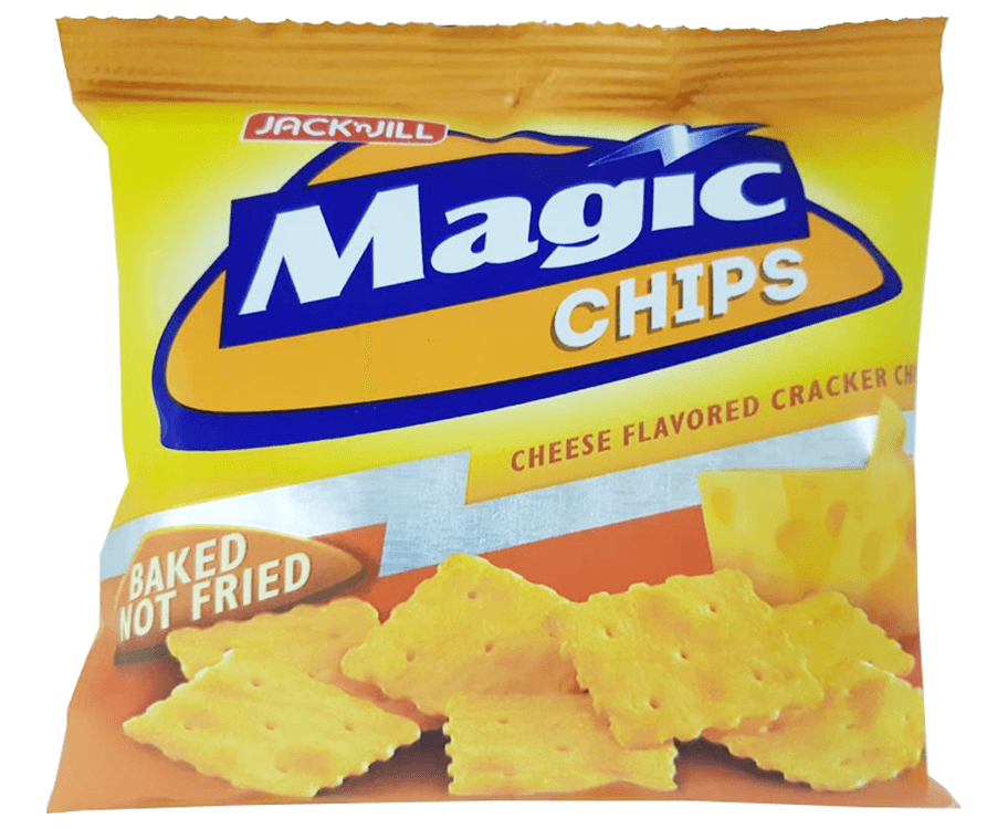 Jack 'n Jill Magic Chips Cheese Flavored Crackers 28g