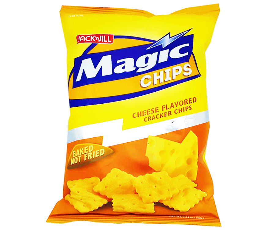Jack 'n Jill Magic Chips Cheese Flavored Cracker Chips 100g