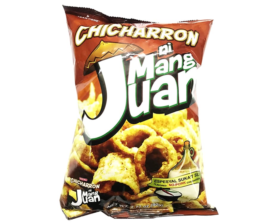 Jack 'n Jill Chicharron ni Mang Juan Espesyal Suka't Sili Flavored No-Pork Chicharron 90g