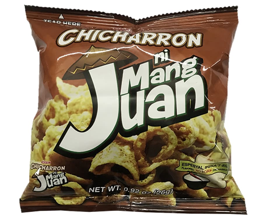 Jack 'n Jill Chicharron ni Mang Juan Espesyal Suka't Sili Flavored No-Pork Chicharron 26g