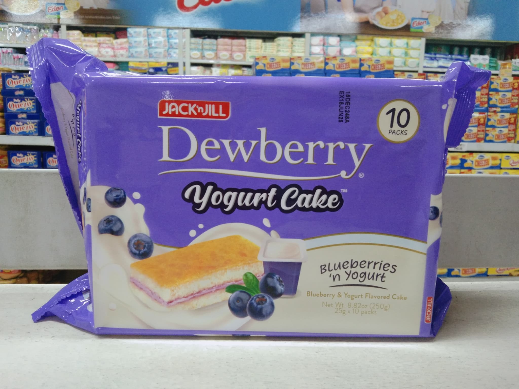 Jack 'n Jill Dewberry Yogurt Cake Blueberry & Yogurt Flavored Cake 250g(25g x 10packs)