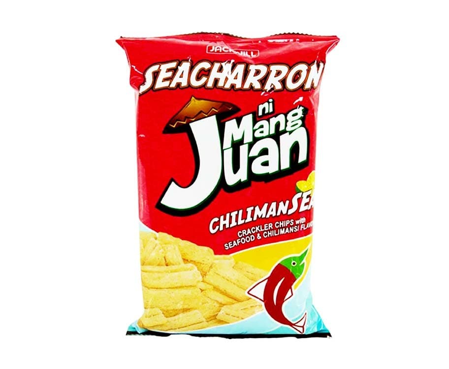 Jack 'n Jill Seacharron ni Mang Juan ChilimanSea Crackler Chips with Seafood & Chilimansi Flavor 80g