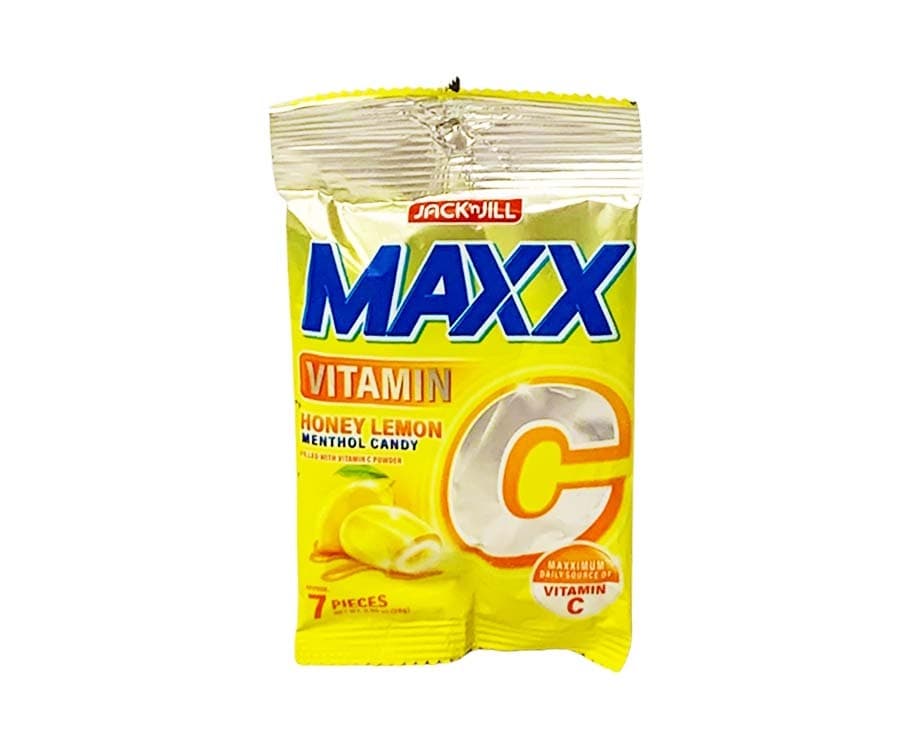Jack 'n Jill Maxx Vitamin Honey Lemon Menthol Candy 7 Pieces