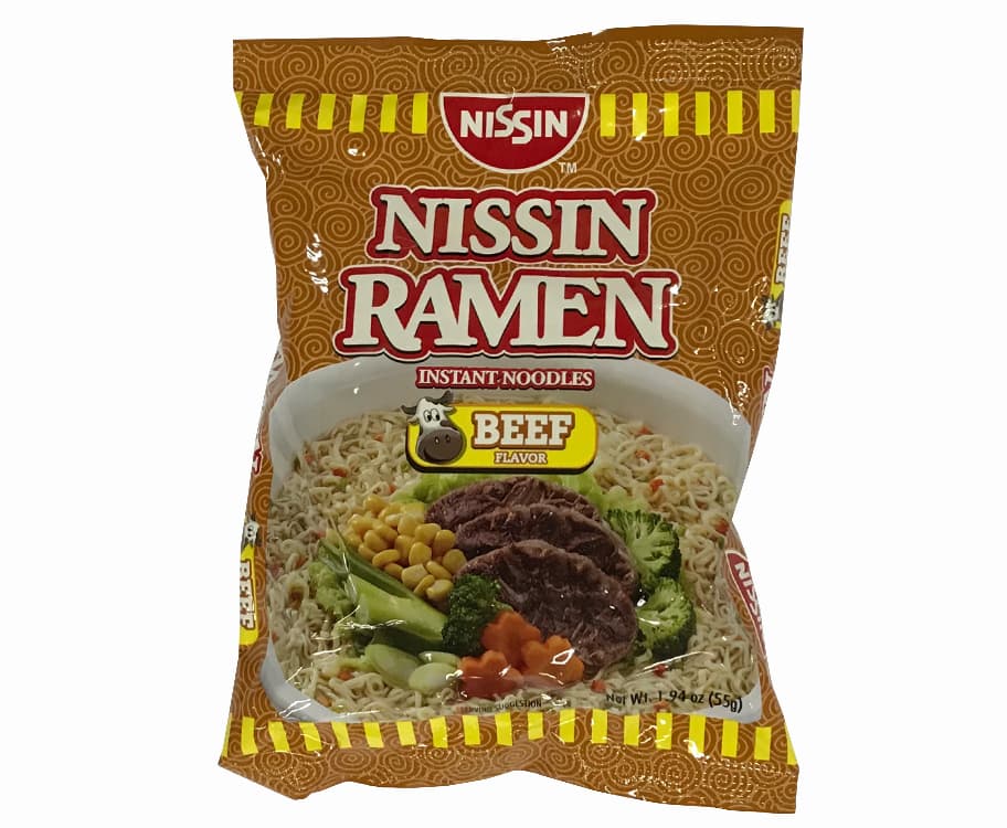 Nissin Ramen Instant Noodles Beef Flavor 55g
