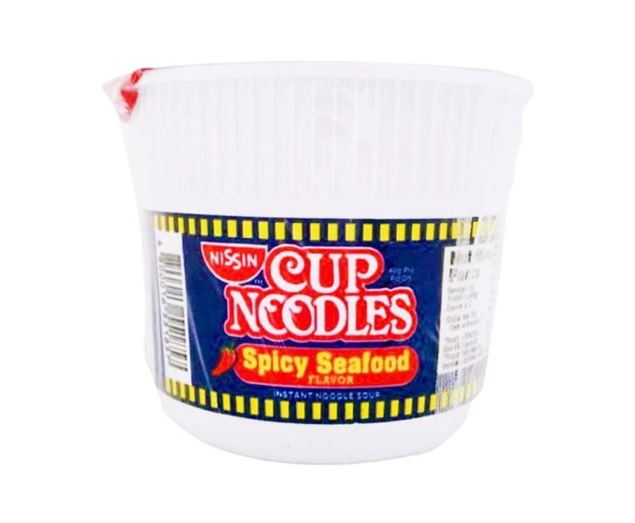 Nissin Cup Noodles Spicy Seafood Flavor Instant Noodle Soup 40g