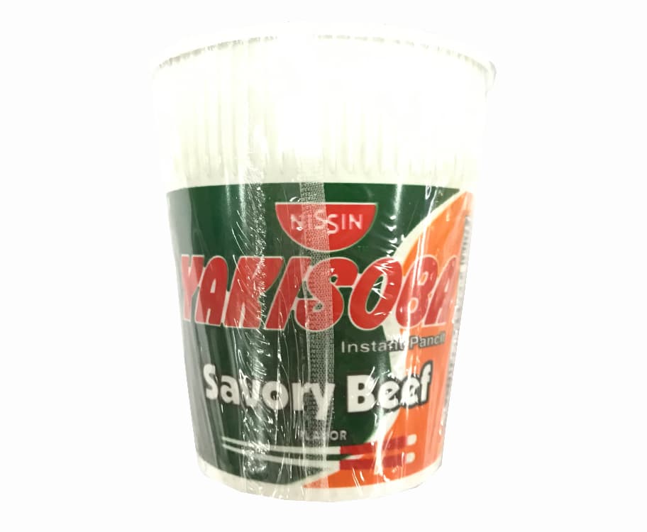 Nissin Yakisoba Instant Pancit Savory Beef Flavor with Real Vegetables 77g