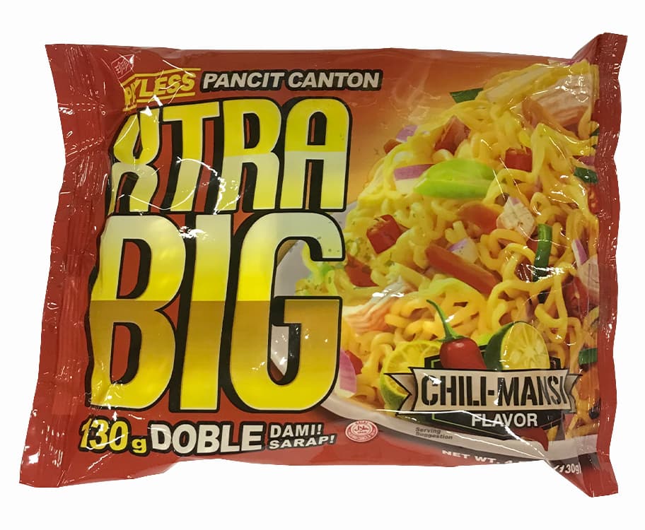 Payless Xtra Big Pancit Canton Chili-Mansi Flavor 4.59oz (130g)