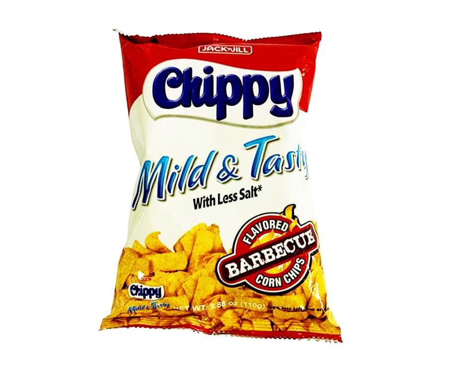 Jack 'n Jill Chippy Mild & Tasty with Less Salt Flavored Barbecue Corn Chips 110g