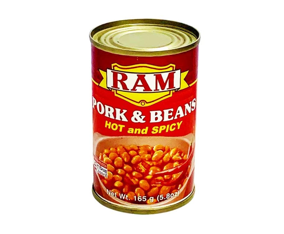 RAM Pork & Beans Hot and Spicy 5.8oz (165g)