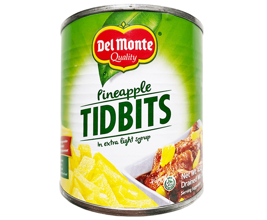 Del Monte Pineapple Tidbits in Extra Light Syrup 432g