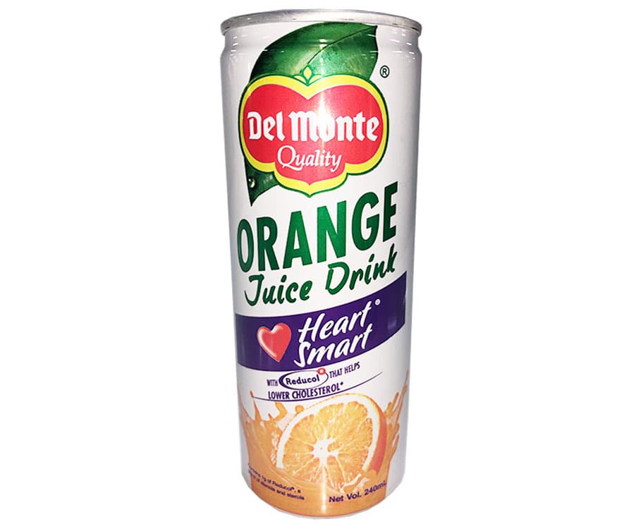 Del Monte Orange Juice Drink Heart Smart 240mL