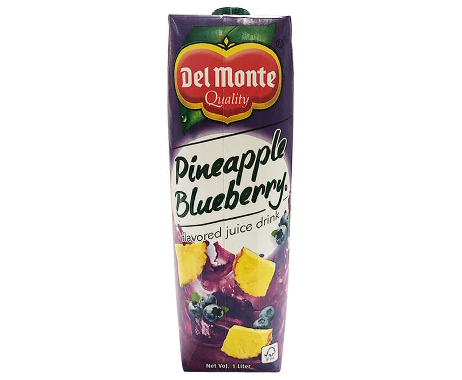 Del Monte Pineapple Blueberry Flavored Juice Drink 1L