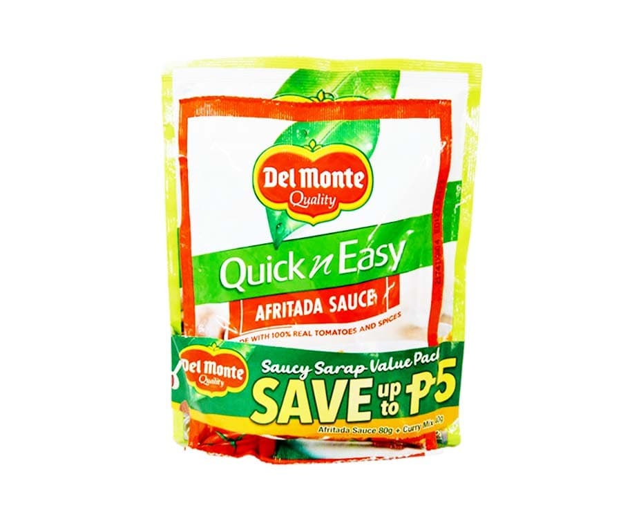 Del Monte Quick n' Easy Curry Mix 40g + Del Monte Quick n' Easy Afritada Sauce 80g