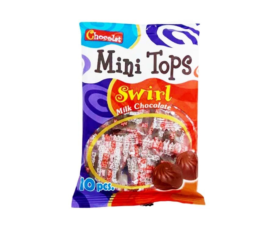 Chocolat Mini Tops Swirl Milk Chocolate (10 Packs x 6.7g) 67g