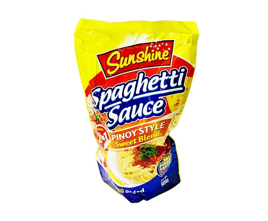 Sunshine Spaghetti Sauce Pinoy Style Sweet Blend 2-in-1 Flavor 900g